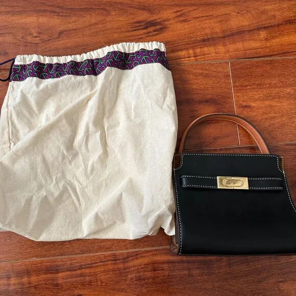 EUC Tory Burch Petite Lee Radziwill Double Bag - Picture 8 of 8